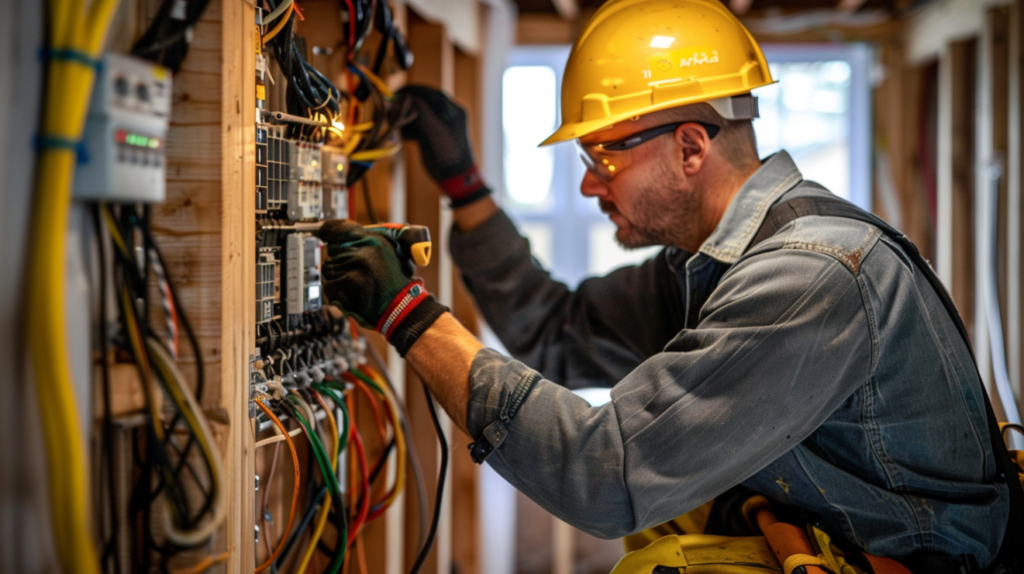 Better Performance Electrician Enhancing a Home's Electrical Panel