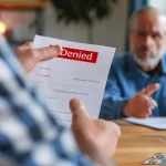 Insurance denial letter due to knob and tube wiring in older homes.