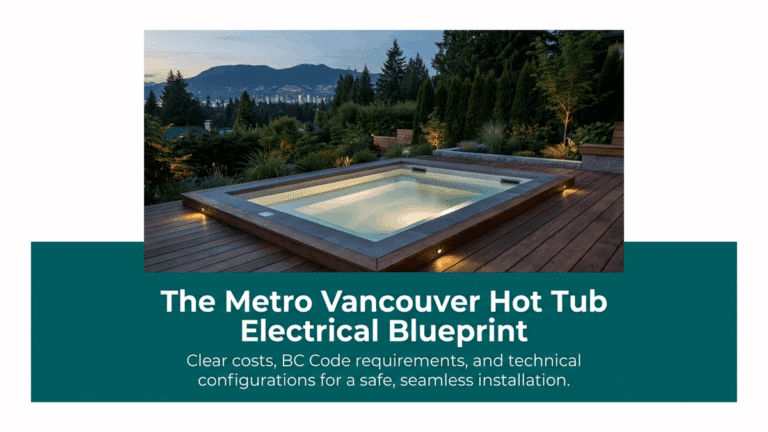 Hot tub electrical installation cost in Metro Vancouver