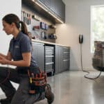 How to Safely Run Wiring for a Garage EV Charger