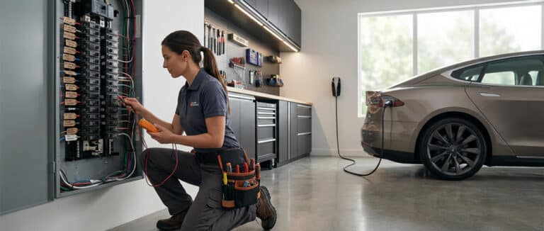 How to Safely Run Wiring for a Garage EV Charger