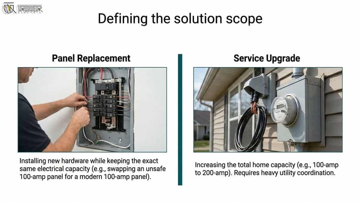 questions to ask electrician panel upgrade